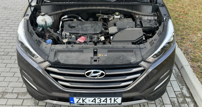 Hyundai Tucson cena 72500 przebieg: 50820, rok produkcji 2016 z Koszalin małe 191